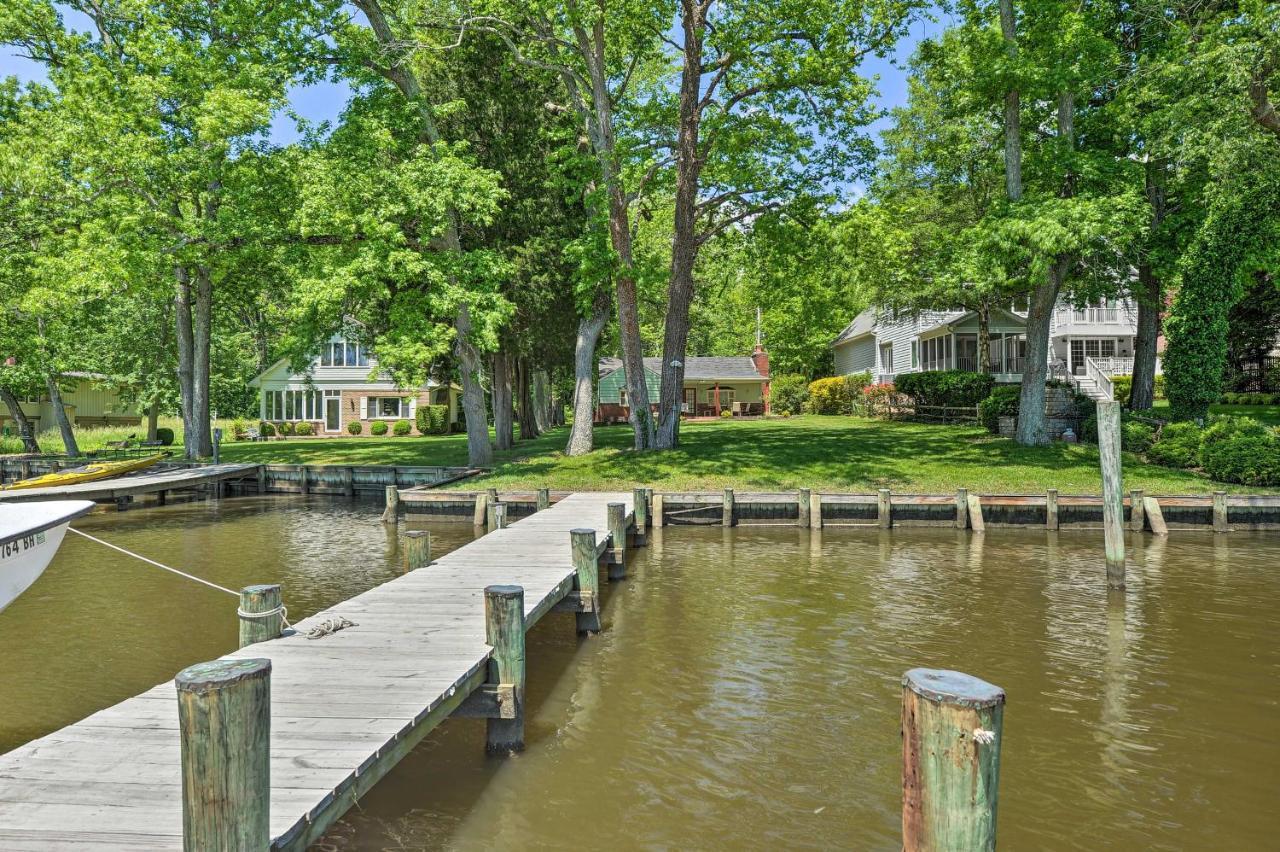 Waterfront Annapolis Home Fire Pit And Fishing Pier Exteriér fotografie