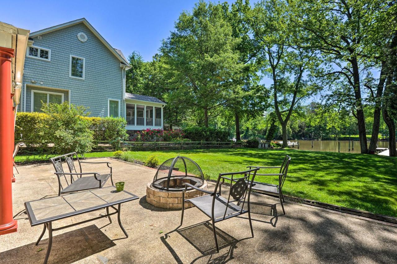 Waterfront Annapolis Home Fire Pit And Fishing Pier Exteriér fotografie