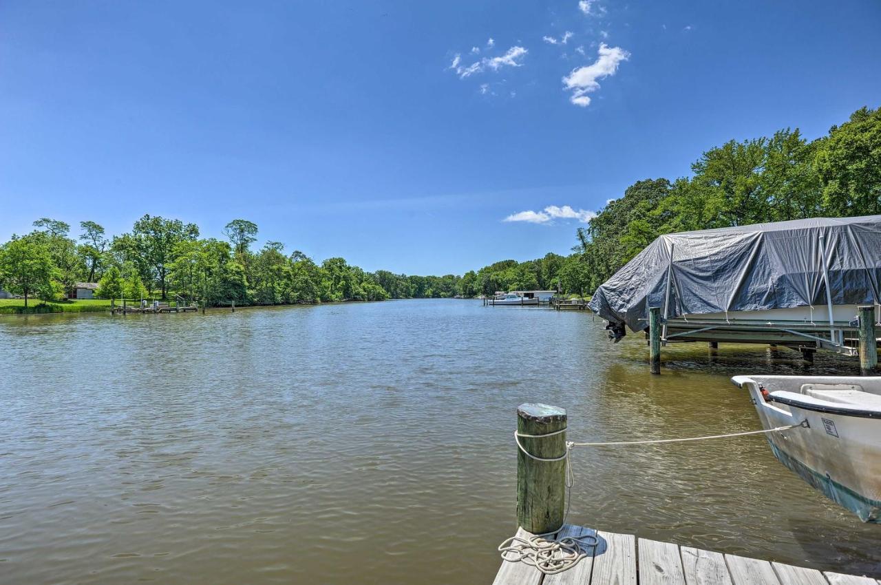Waterfront Annapolis Home Fire Pit And Fishing Pier Exteriér fotografie