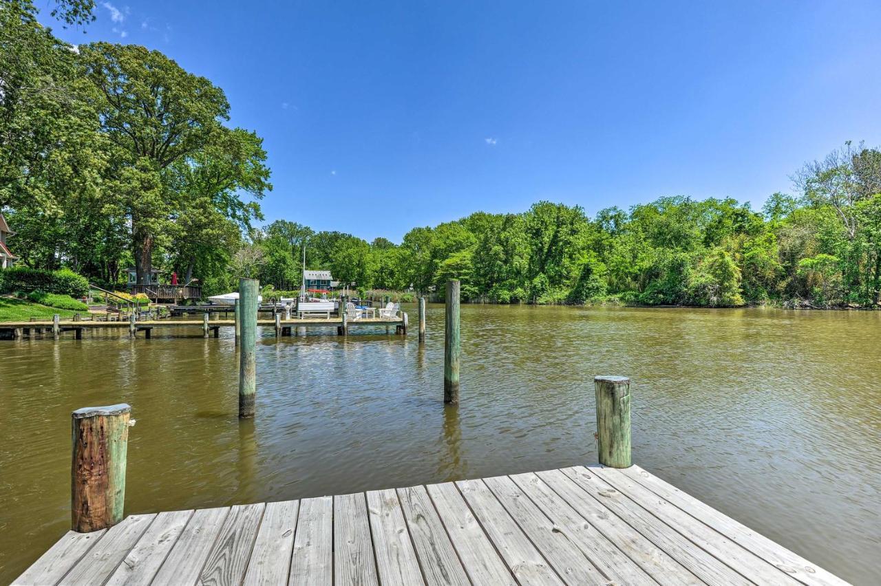 Waterfront Annapolis Home Fire Pit And Fishing Pier Exteriér fotografie