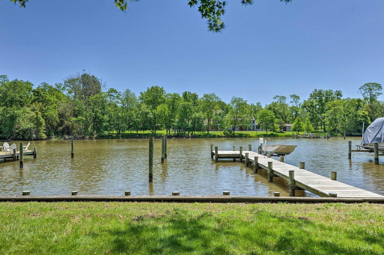 Waterfront Annapolis Home Fire Pit And Fishing Pier Exteriér fotografie