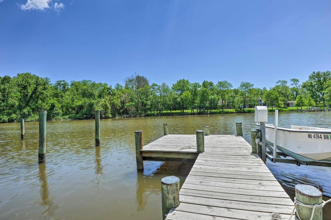 Waterfront Annapolis Home Fire Pit And Fishing Pier Exteriér fotografie